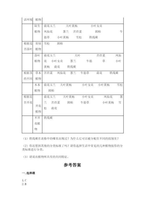 教科版科学六年级下册期末测试卷带答案（实用）.docx