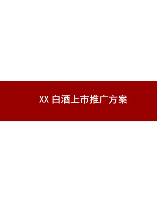白酒新产品上市方案.docx