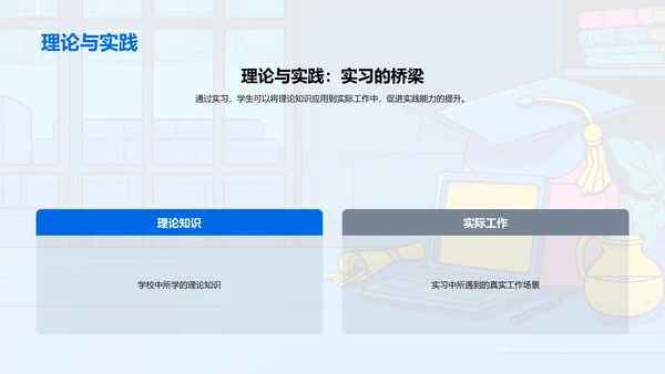 实习经验教学分享PPT模板