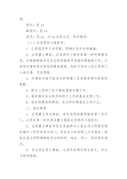 小学校园安全应急预案.docx