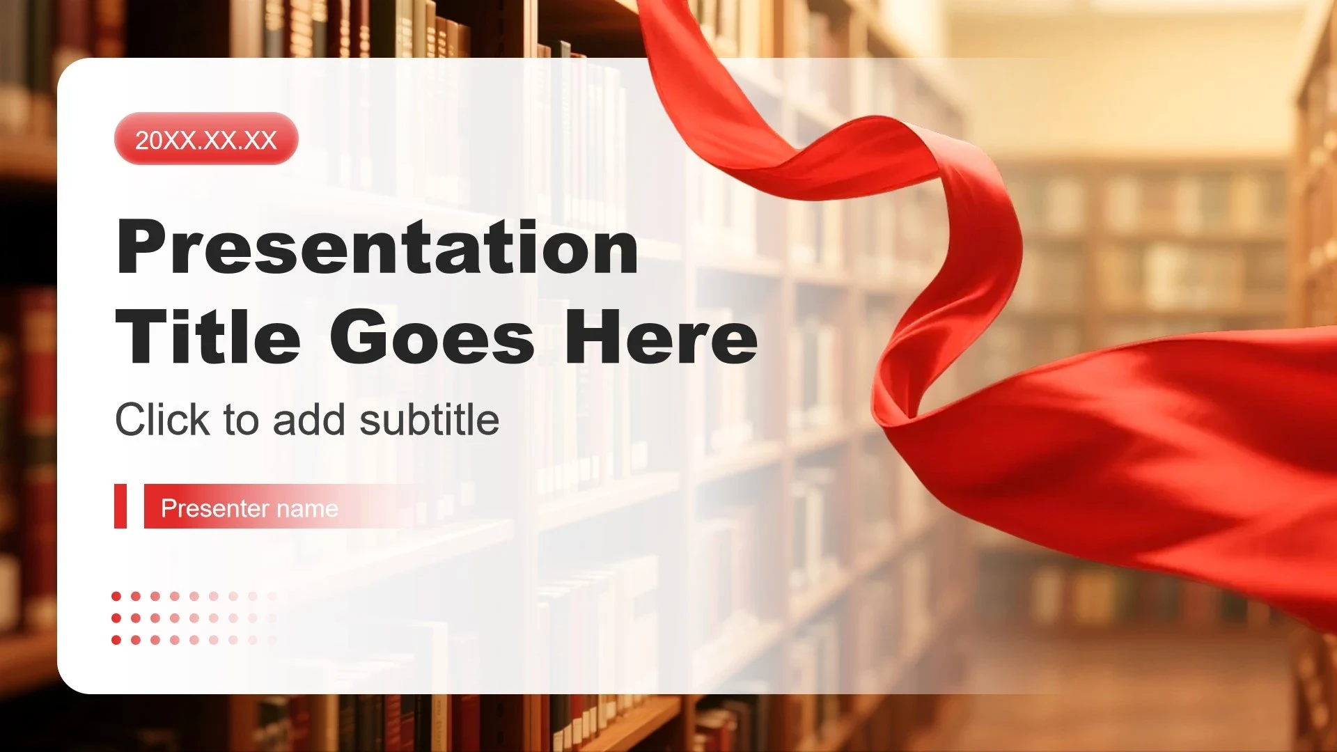 红色渐变简约风班委竞选演讲PPT主题模板