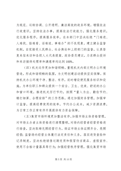 市场监管局文明单位创建工作规划.docx