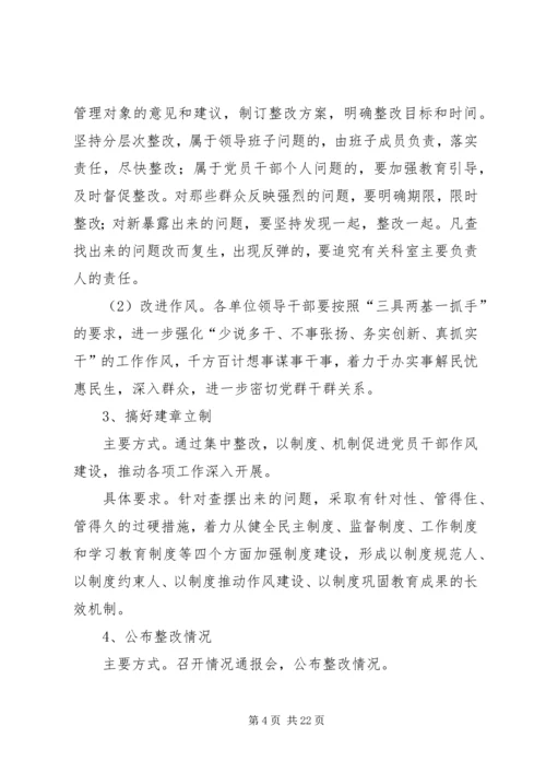 五谷城中心卫生院思想纪律作风整顿活动第三阶段工作安排.docx