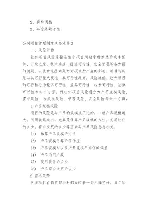 公司项目管理制度及办法篇1.docx