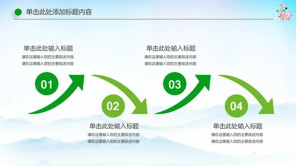 国学文化古风古典古韵水墨中国风PPT模板