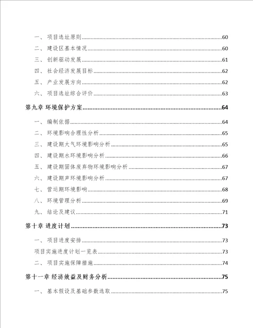 白山关于成立起动电机公司可行性研究报告模板范文