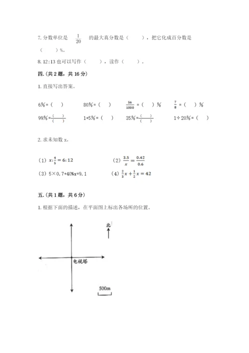 人教版六年级数学小升初试卷【精练】.docx