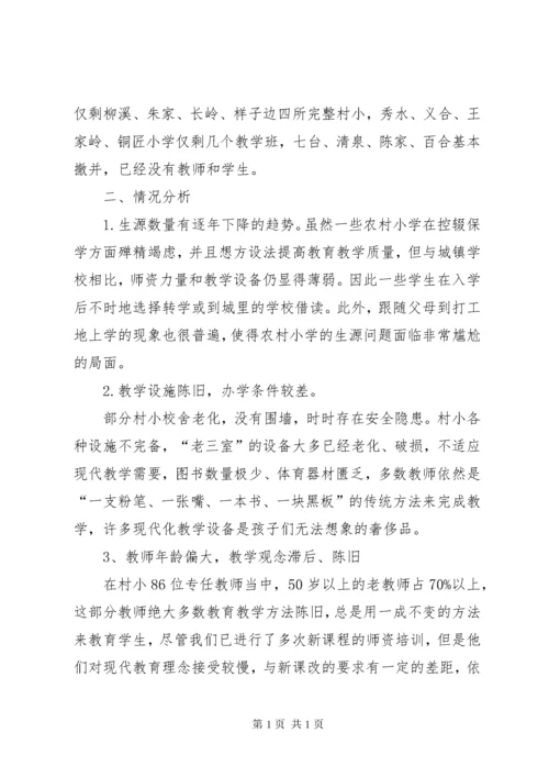 XX县区教育布局结构调整规划方案.docx