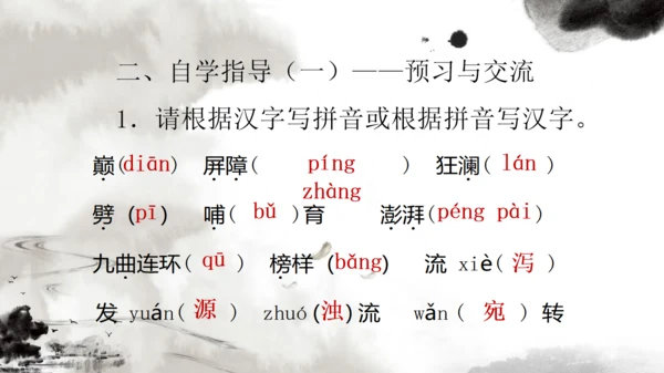 中国风黄河颂通用PPT课件模板