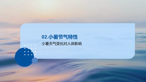 小暑生活适应指导PPT模板