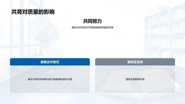 家校合作共育方略PPT模板