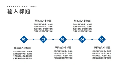 蓝色商务风工作总结汇报PPT模板