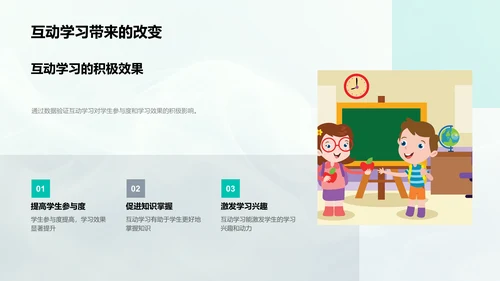 提升学习效果的互动教学PPT模板