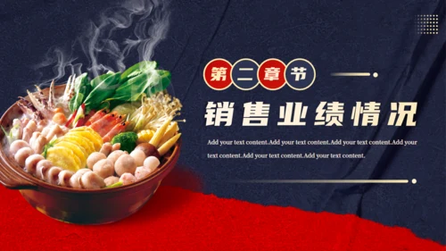 韩式料理_餐饮行业年终工作总结汇报通用PPT