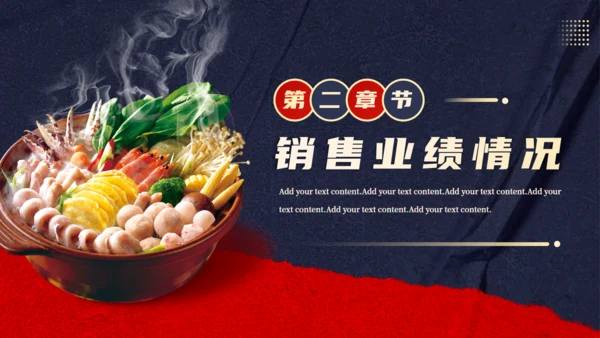 韩式料理_餐饮行业年终工作总结汇报通用PPT
