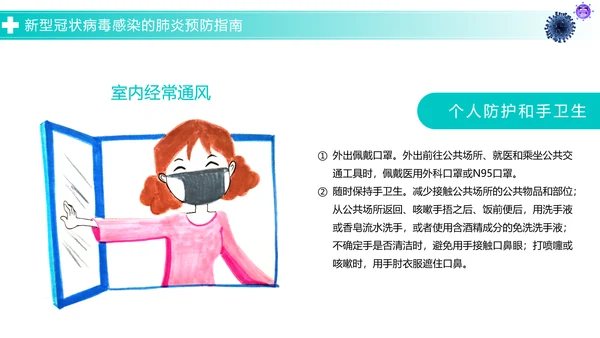 关于如何预防新型冠状病毒知识解读PPT