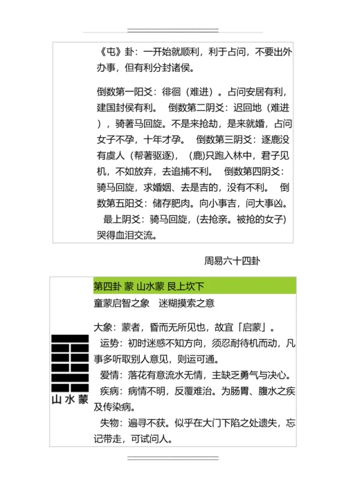 周易六十四卦图文详解.docx
