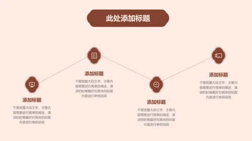 棕色中国风雅韵营销复盘通用PPT演示模板