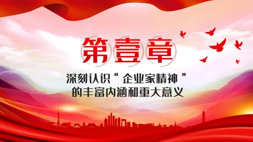 对企业家精神的认识和体会PPT模板