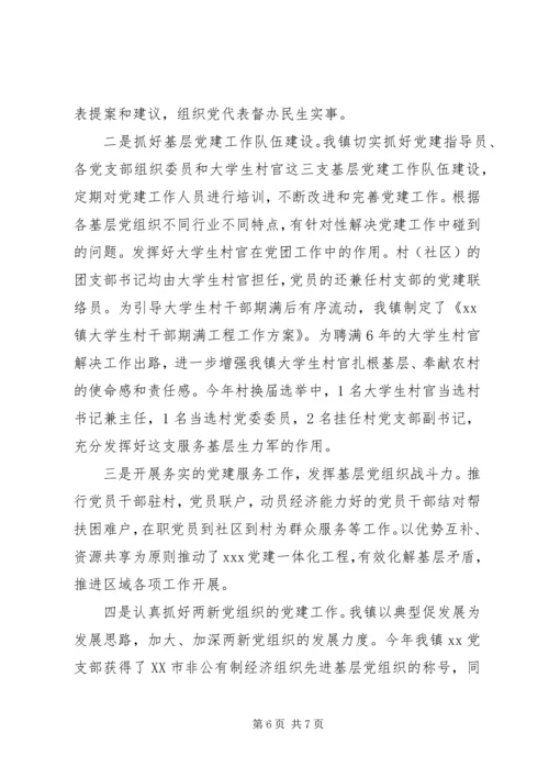 书记抓党建述职报告范文.docx