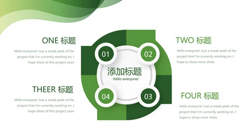 绿色时尚护士护理年终工作总结动态PPT模