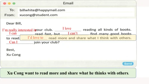 Unit 5 Fun Clubs Section B 2a-2b Wrting 课件  人教版七年级