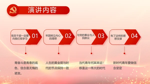 中国共产党人物优秀人物介绍PPT动态模板