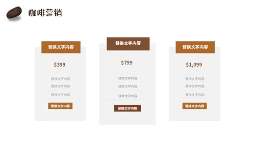 3D立体咖啡行业营销活动策划PPT