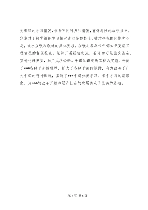 助推知识更新工程助推了干部教育.docx