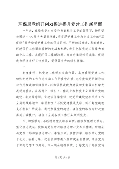 环保局党组开创双促进提升党建工作新局面 (2).docx