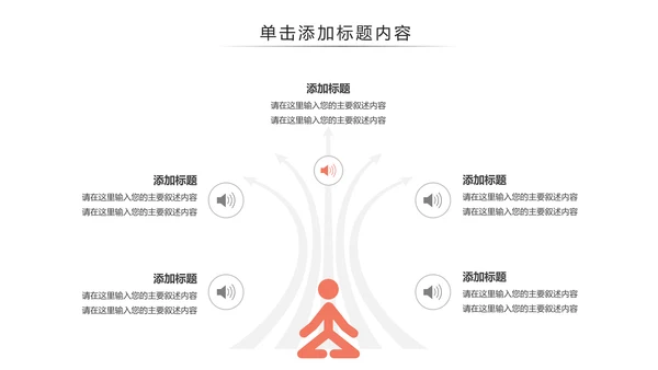 休闲健康瑜伽健身瑜伽运动孕妇瑜伽PPT模板
