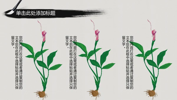 水墨中国风中医学养生保健医院中医文化中草药PPT