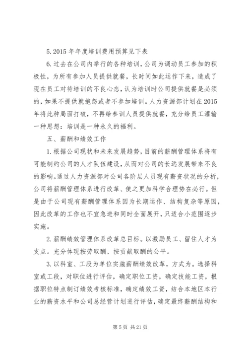 人力资源部年度工作计划范文.docx