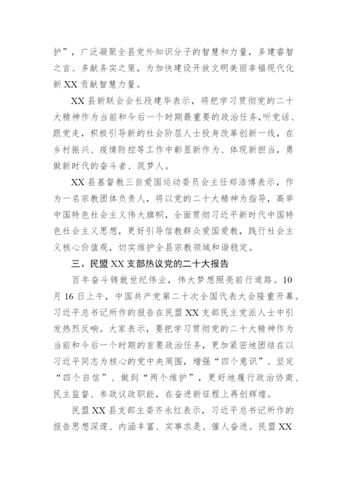 【情况报告】学习贯彻党的二十大精神综述-10篇.docx