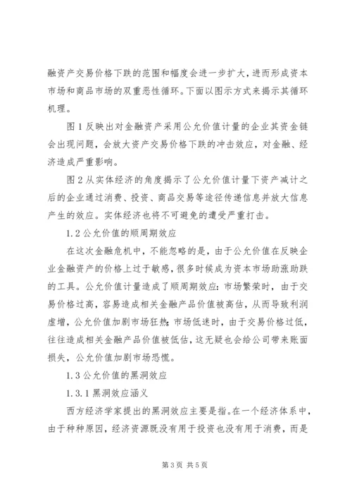 公允价值在金融危机中的作用.docx