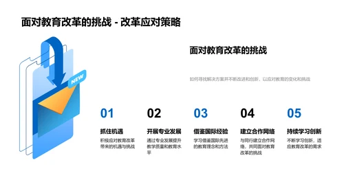 教学成就与展望PPT模板