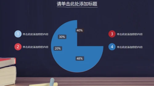 毕业设计答辩汇报通用PPT粉笔书本