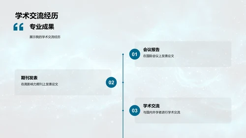 教育理念与求学路径PPT模板