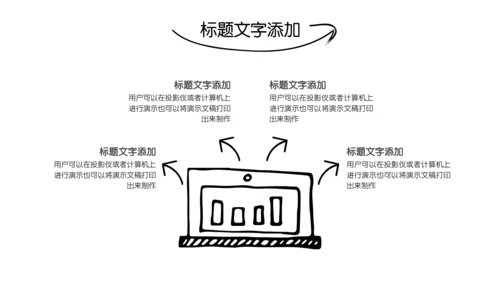 简约手绘教学课件通用PPT模板