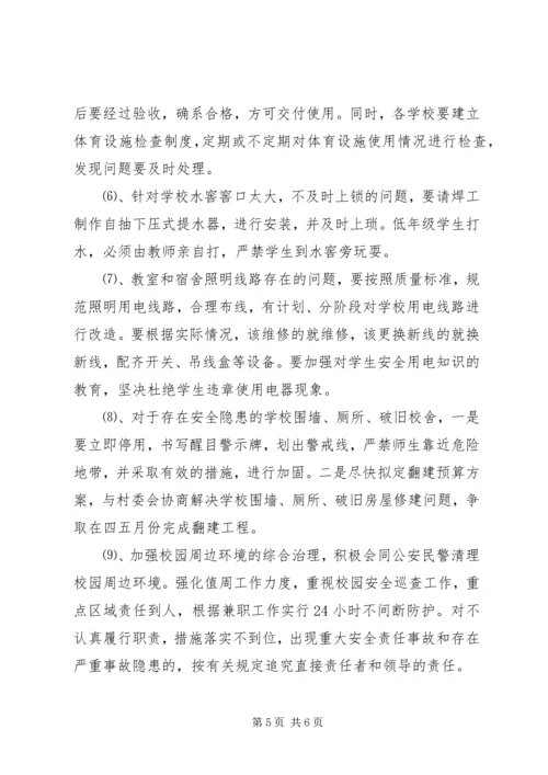 学校安全检查及整改情况报告 (2).docx