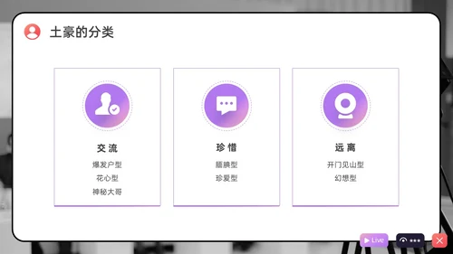 紫色水彩简约商务直播培训PPT课件