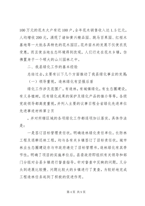 全省绿化先进单位先进事迹材料 (4).docx