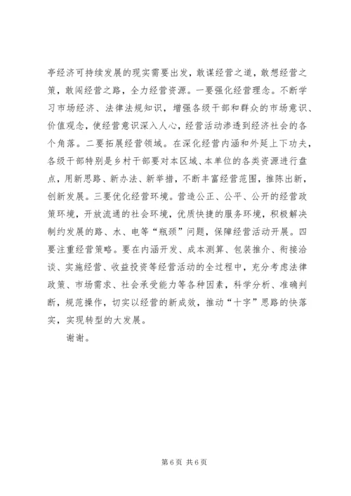 县委副书记在全县三级干部大会上的发言精编.docx