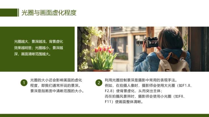 摄影知识培训摄影教程曝光三要素培训课件PPT