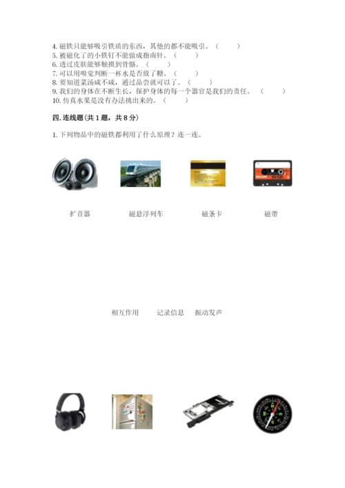 教科版小学科学二年级下册 期末测试卷附答案【达标题】.docx