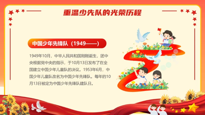 少先队建队76周年主题活动宣传PPT