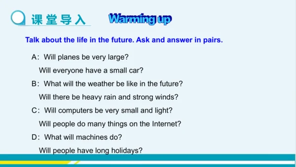 Module 4 Unit 3 教学课件-外语教研版中学英语七年级下