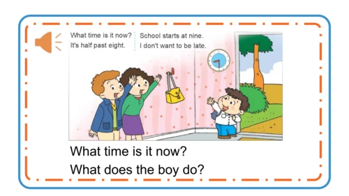 Module 8 Unit 1  What time does your school start?