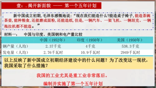 第二单元 社会主义制度的建立与社会主义的探索 复习