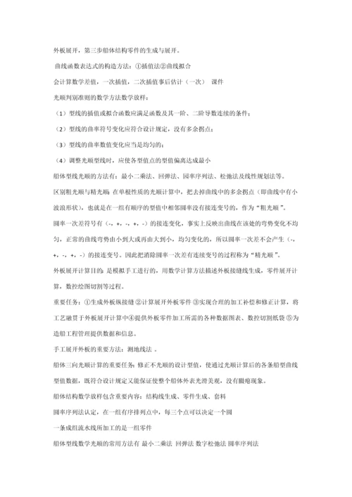 2023年武汉理工自考本科复习资料计算机辅助船舶制造.docx